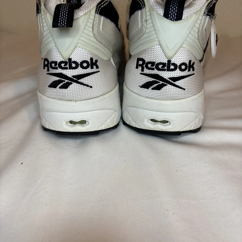 Reebok InstaPump Fury Overbranded White Black Slip On AR1413 2016 Mens Size 12‎